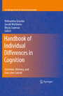 Handbook of Individual Differences in Cognition - Attention, Memory, and Executive Control