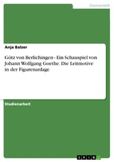 Götz von Berlichingen - Ein Schauspiel von Johann Wolfgang Goethe. Die Leitmotive in der Figurenanlage