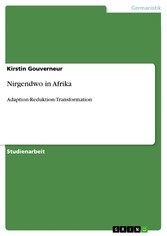 Nirgendwo in Afrika - Adaption-Reduktion-Transformation